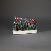 Photograph: Santa Sleigh and Reindeer Christmas Decoration With Multi-Coloured LED Lights