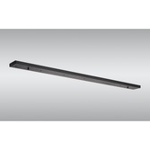 Photograph: Satin Black 7 Hole Rectangular Ceiling Plate - 1400mm x 100mm