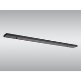 Photograph: Satin Black Linear No Hole Ceiling Plate - 110 X 10cm