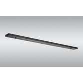 Photograph: Satin Black No Hole Rectangular Ceiling Plate - 1400mm x 100mm