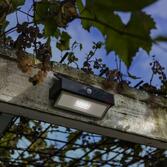 Photograph: Solar Powered Modern Led Exterior Wall Light With Pir Motion Sensor - 5000K, IP44