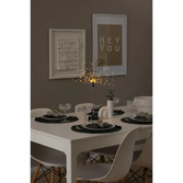 Photograph: Standing Decoration 50cm Black 4 x 40 Amber Led 6H Timer B/O