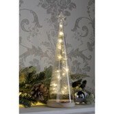 Photograph: STAR GLASS TREE - Battery Operated (3 X AA - Not Included)