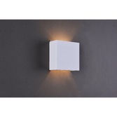 Photograph: Stylish Lighting Arizona 1 Light Up/Down White Plaster Wall Light SL0701