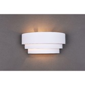 Photograph: Stylish Lighting Arizona 1 Light White Plaster Wall Light