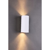 Photograph: Stylish Lighting Arizona 2 Light Up/Down White Plaster Wall Light SL3701