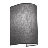 Photograph: Stylish Lighting Louisiana 1 Light Cylinder Grey Fabric Wall Light