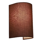 Photograph: Stylish Lighting Louisiana 1 Light Cylinder Mocha Fabric Wall Light