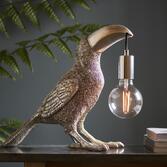 Photograph: Thorlight Kiana Vintage Silver Toucan Table Lamp