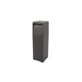 Photograph: Toledo Aluminium Dark Grey 400mm Modern Led Outdoor Bollard Light - IP65 - 3000K - 250lm