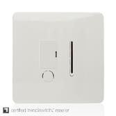 Photograph: Trendi, Artistic Modern Switch Fused Spur 13A With Flex Outlet Gloss White Finish