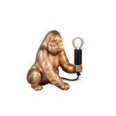 Photograph: Trio Lighting Kong Gold Resin Table Lamp