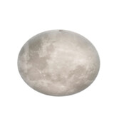 Photograph: Trio Lighting Lunar Large Flush Moon Style LED Ceiling Light - Remote Control