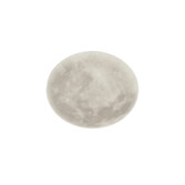 Photograph: Trio Lighting Lunar Small Flush Moon Style LED Ceiling Light - Remote Control