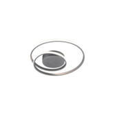 Photograph: Trio Lighting Zibal Titan Round Swirl LED Flush Ceiling Light - 3000K, 3 Stage Dimming