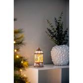 Photograph: Water lantern 3xAA carousel-gingerbread, w. white Led, timer