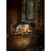 Photograph: Water Lantern Nativity Scene Timer 5H 3xC USB