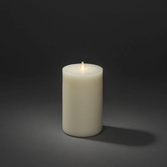 Photograph: Wax Candle Ivory Warm White Led 9.6 x 17.7cm 2xD