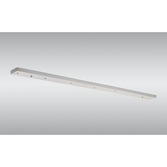 Photograph: White 7 Hole Rectangular Ceiling Plate - 1400mm x 100mm