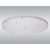 Photograph: White 9 Hole Ceiling Plate - 60cm