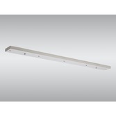 Photograph: White Linear 5 Hole Ceiling Plate - 110 X 10cm