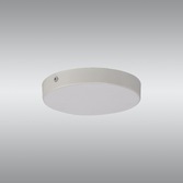 Photograph: White No Hole Ceiling Plate - 15cm