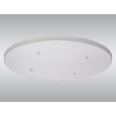 Photograph: White No Hole Ceiling Plate - 60m