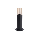 Photograph: Winchester Aluminium Dark Grey 400mm Led Aluminium Outdoor Bollard Light Complete With Glass - IP65