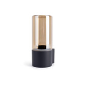 Photograph: Winchester Aluminium Dark Grey Exterior Wall Light Complete With Clear Polycarbonate - IP65