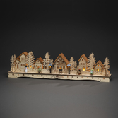 Photograph: Wooden Village Silhouette LED Christmas Decoration