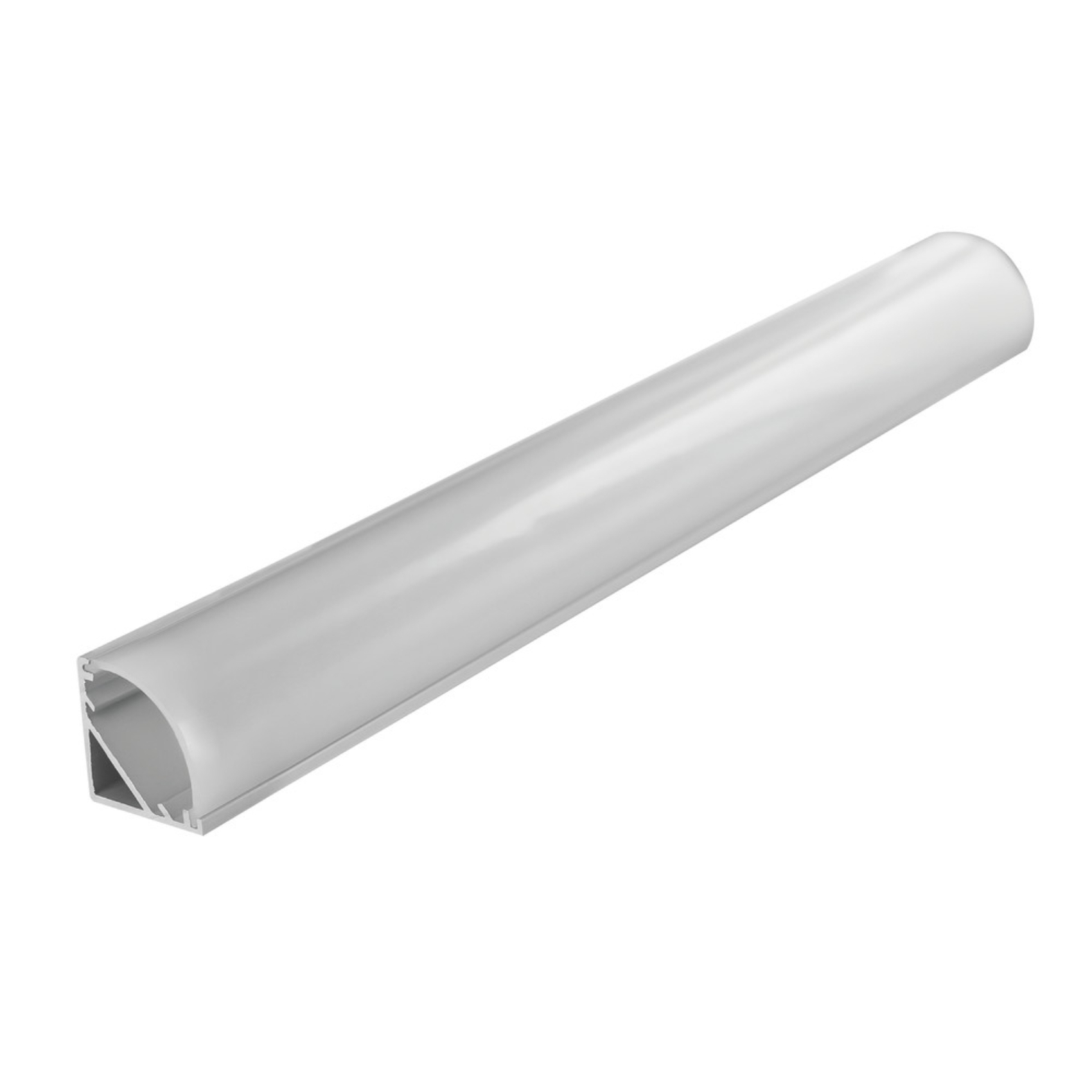 Aluminium LED Strip Profile Corner Surface Mount 1M With Frosted ...