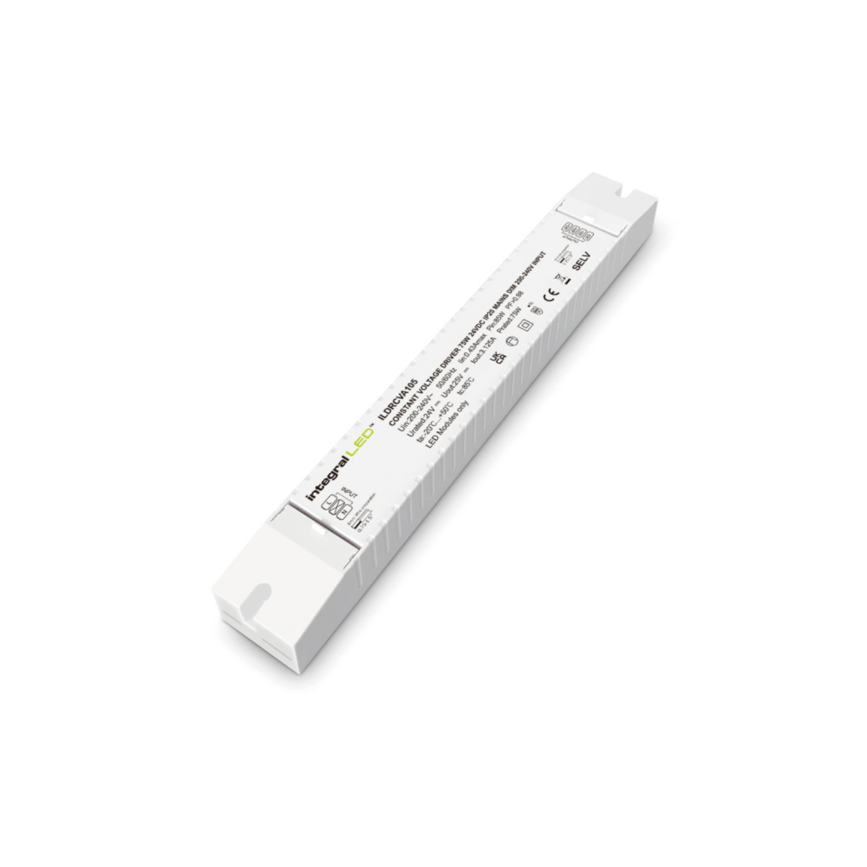 Constant Voltage Compact LED Driver 75W 24VDC IP20 Mains Dimmable 200 ...