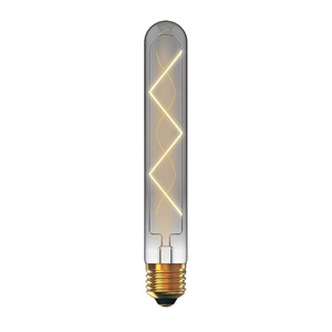 Idolite Camille Brass Gold Single Pendant Light With Smoked Ribbed Glass