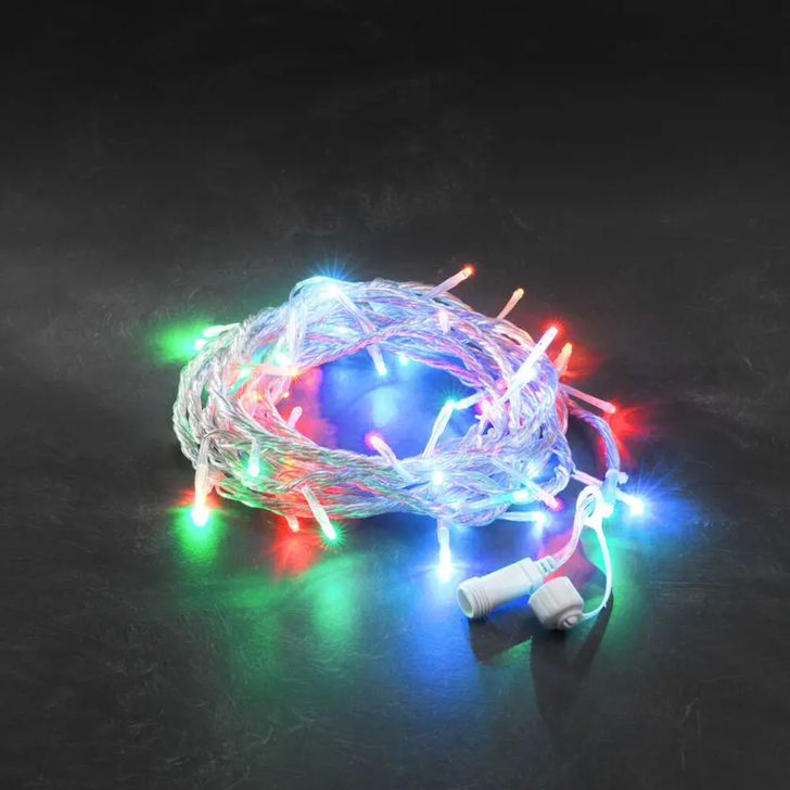 100 Multi Colour Led String, Clear Cable 31V System