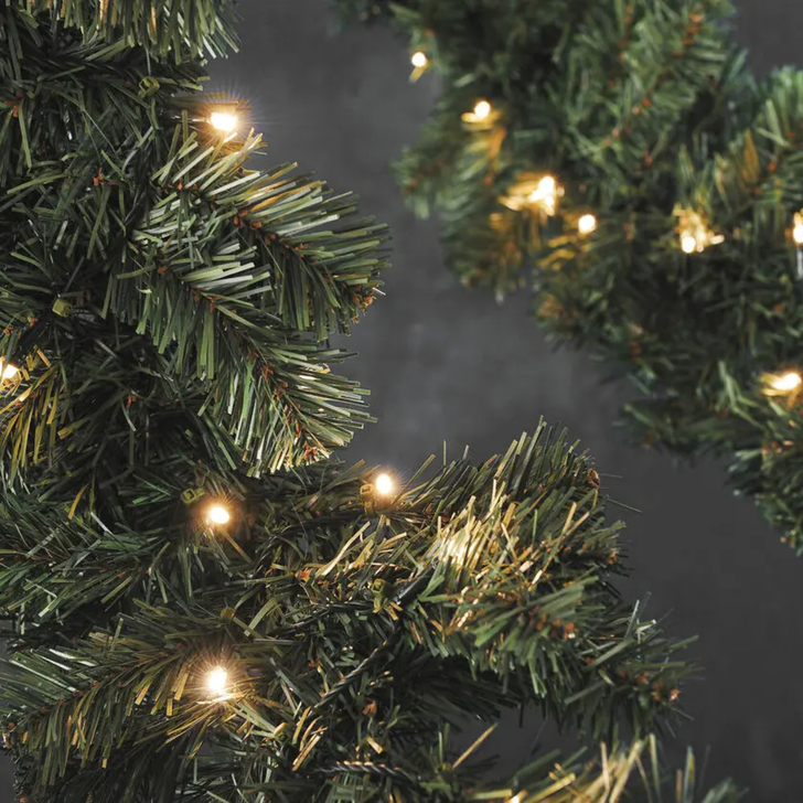 120 Led Spruce Garland 6 mtr, Green Wire IP20