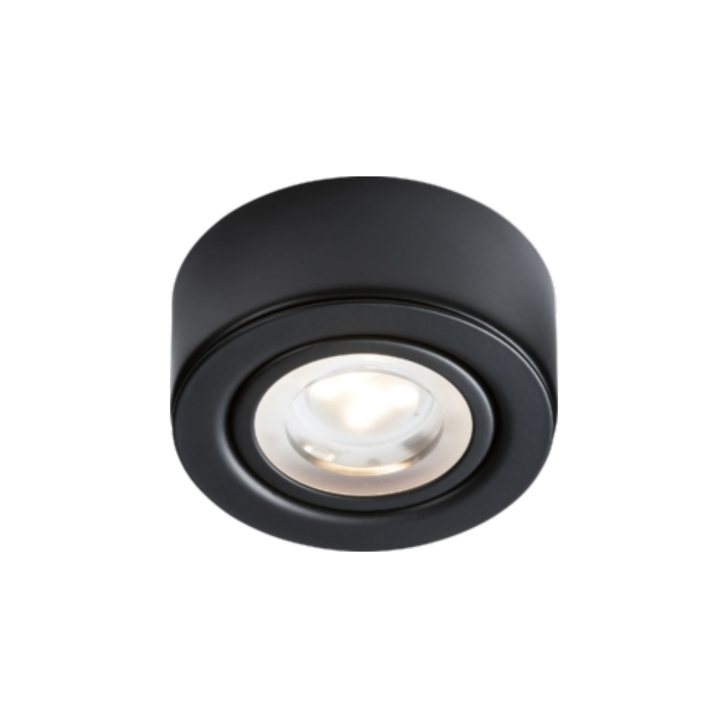 2W LED Black Under Cabinet Light With Adjustable CCT