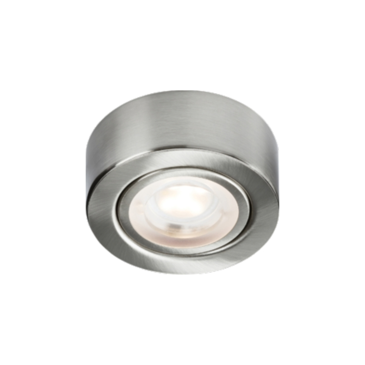 2W LED Brushed Chrome Under Cabinet Light With Adjustable CCT