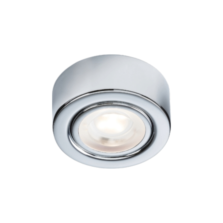 2W LED Chrome Under Cabinet Light With Adjustable CCT