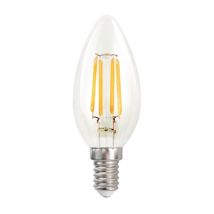 4.5W E14 CLEAR DIMMABLE LED CANDLE LAMP - 4000K