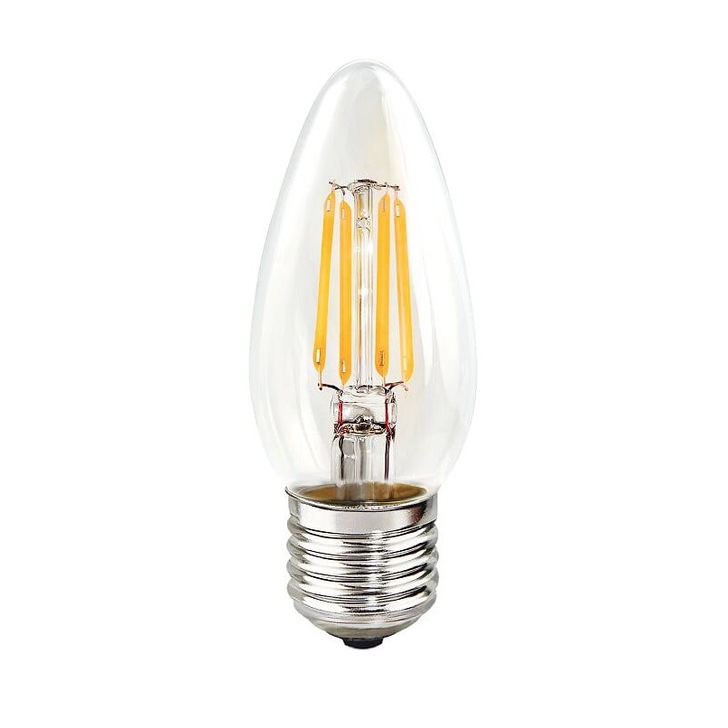 5W E27 CLEAR DIMMABLE LED CANDLE LAMP - 2700K