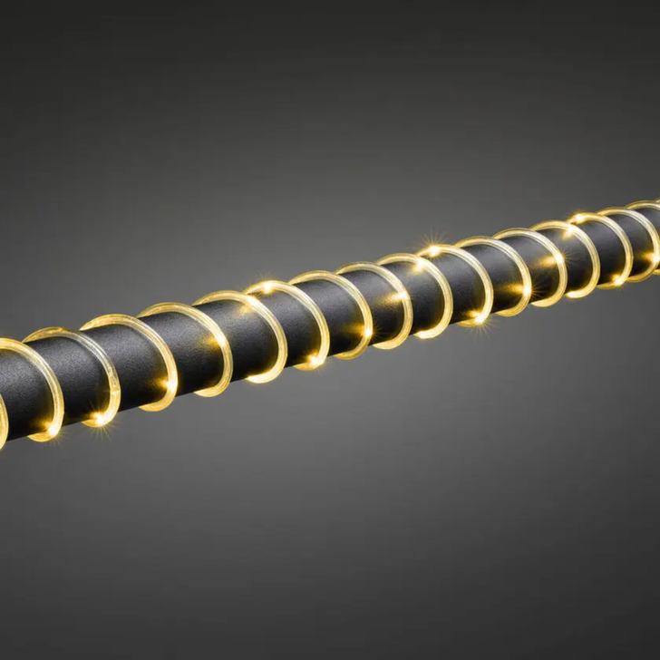 65 Led Mini Ropelight, Amber, Sensor/Timer 6/9H B/O