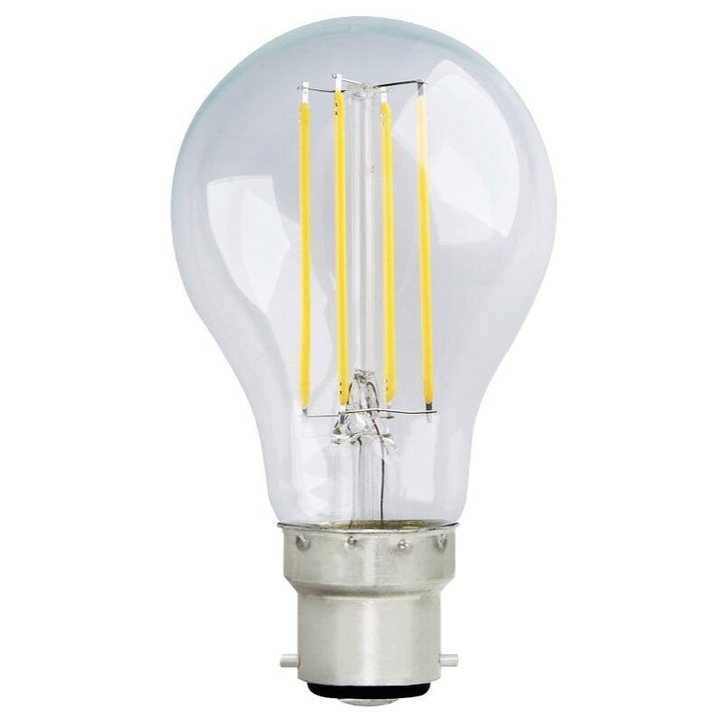 7W B22 CLEAR DIMMABLE LED GLS LAMP - 2700K