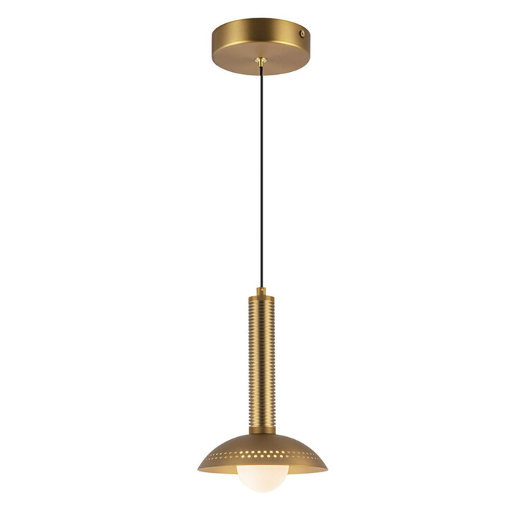 Alora Mood Alm Brushed Gold Dimmable Led Mini Pendant - 3000K