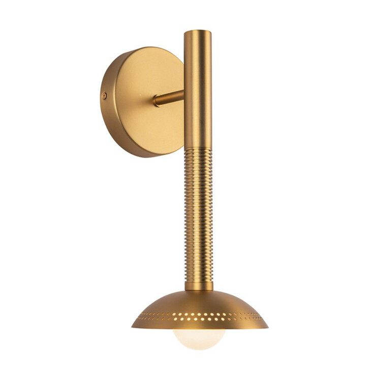 Alora Mood Alm Brushed Gold Dimmable Led Wall Light - 3000K