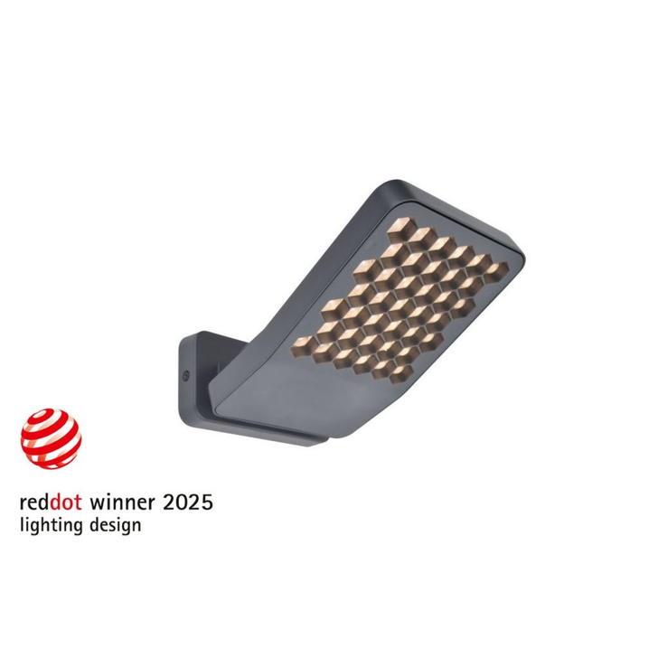 Atlantis Small Outdoor LED Flood Light Dark Grey - 3000K