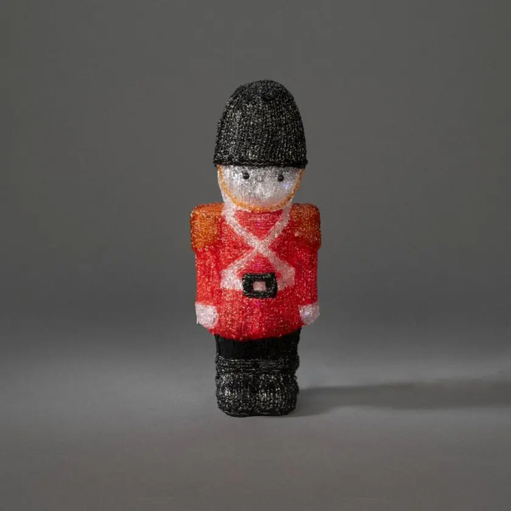 B/O Acrylic Guard, 28,5cm, 16 white Led, 4xAA Timer 6h. IP44