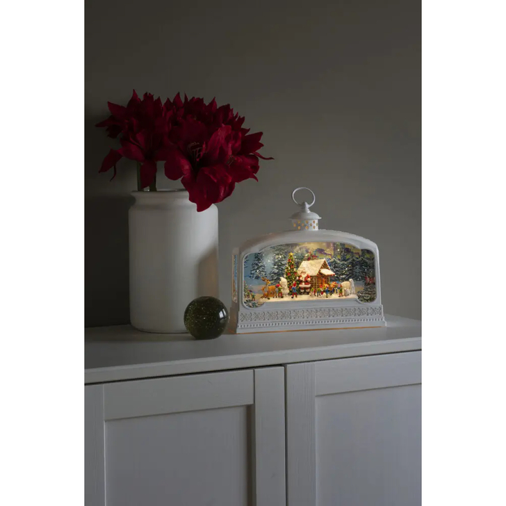 B/O WL Santa with Animals 3 Led. Timer 5H 3xC&USB