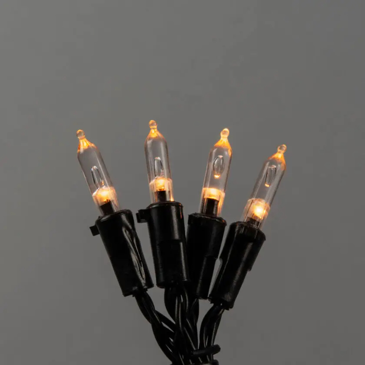 Battery Led lights, 80 amber, Outdoor, timer