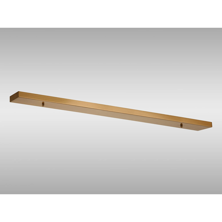 Brass No Hole Linear Bar Ceiling Plate - 1100mm x 100mm