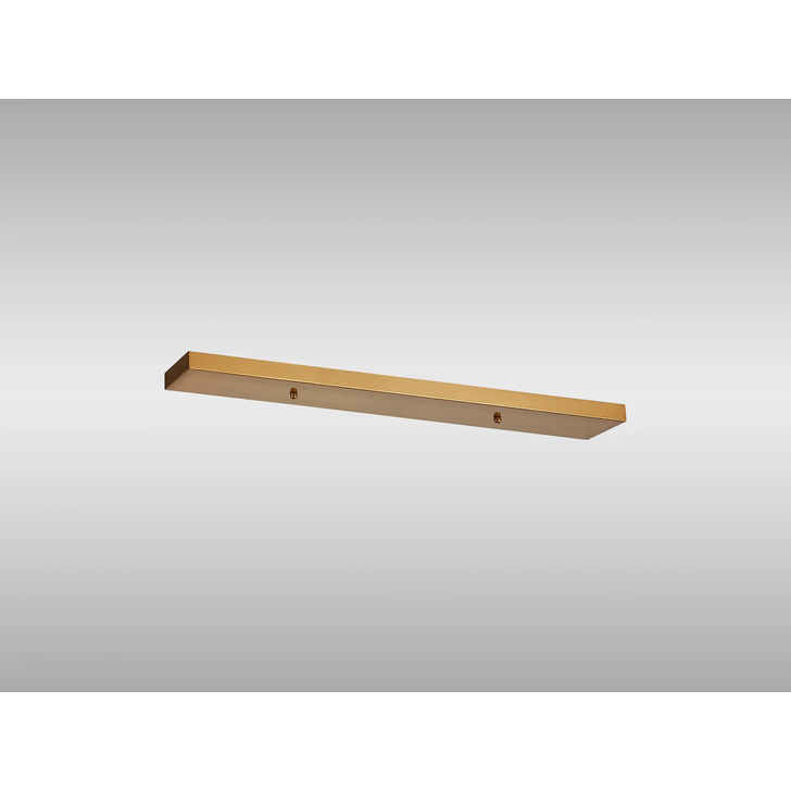 Brass No Hole Linear Bar Ceiling Plate - 700mm x 100mm